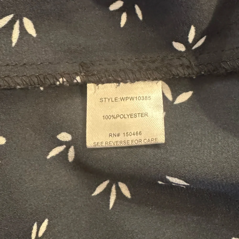 41 Hawthorn EUC Caralia Button Down Blouse Black Size 3x - Picture 6 of 8